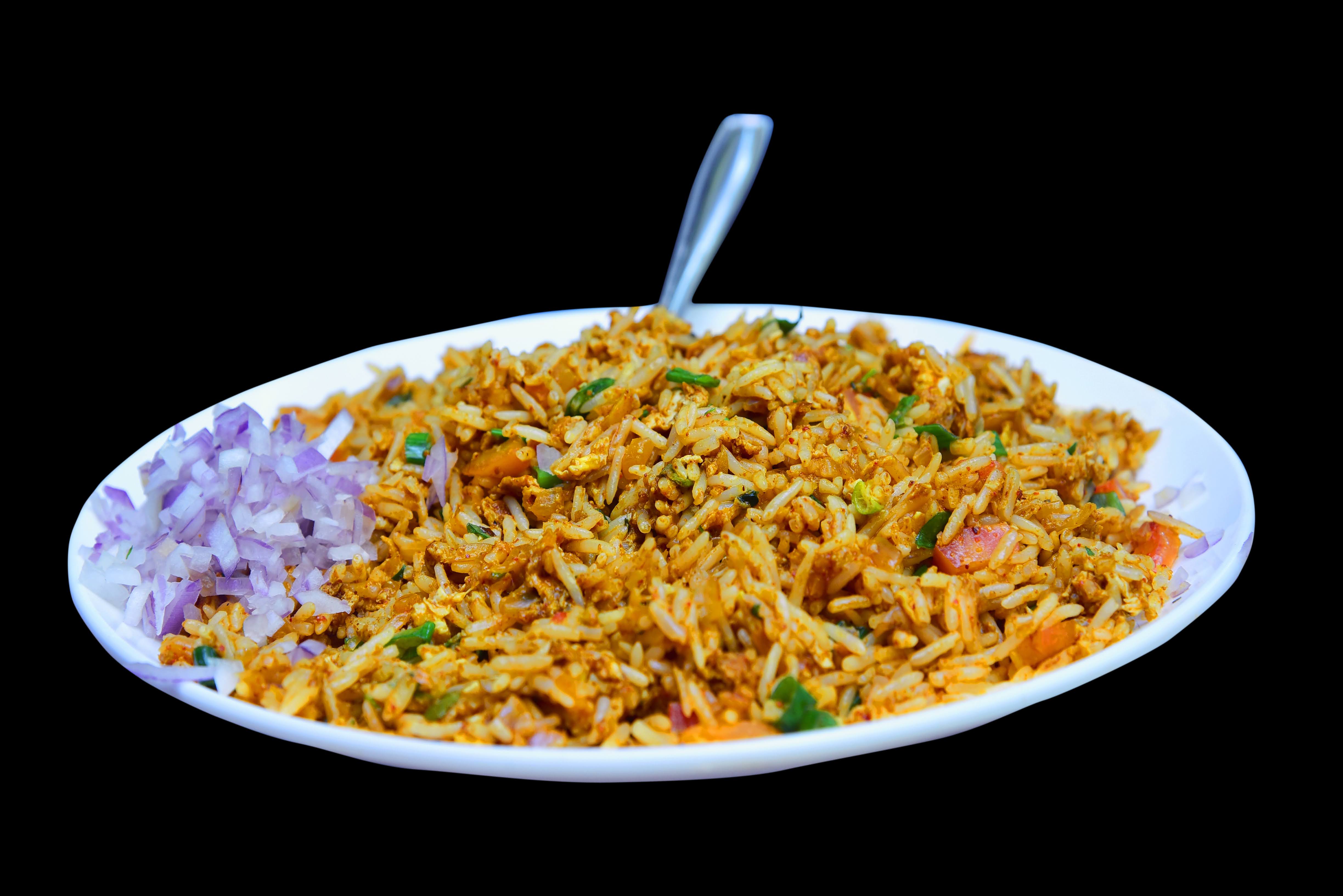 Egg Bhurji Rice
